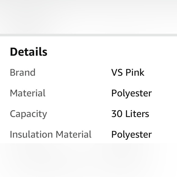 NWT PINK Victoria's Secret Beach Sling Cooler  Can Bag In Seafoam Color - Picture 3 of 3